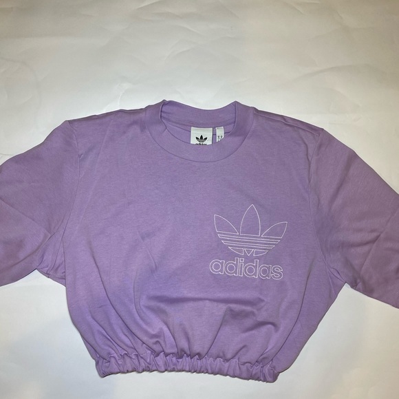 Gorgeous lilac Cinched Adidas tee - Picture 2 of 2